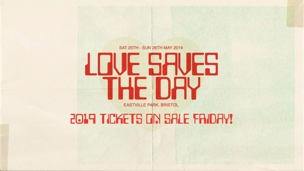 Love Saves the Day Festival 2019 - フライヤー裏