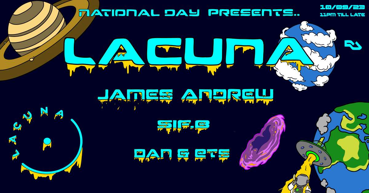 Lacuna presents: James Andrew & Sif. B - Página frontal