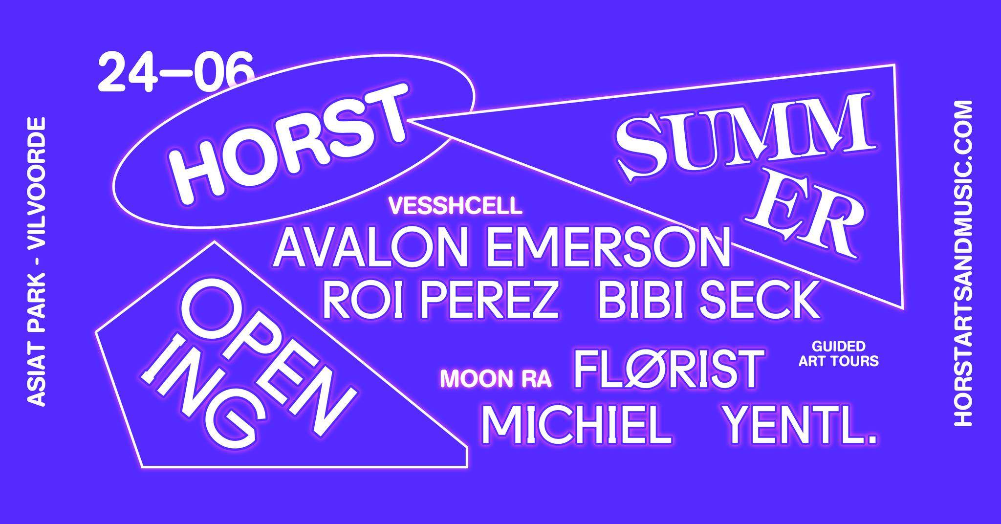 Horst Summer Opening with Avalon Emerson, Roi Perez & Flørist - Página frontal