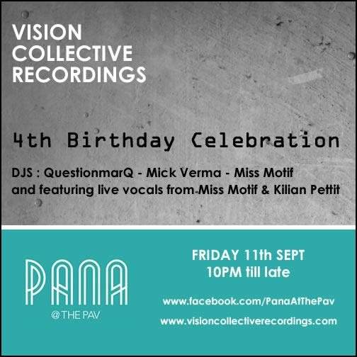Vision Collective Recordings - 4th Birthday Celebration - Página frontal