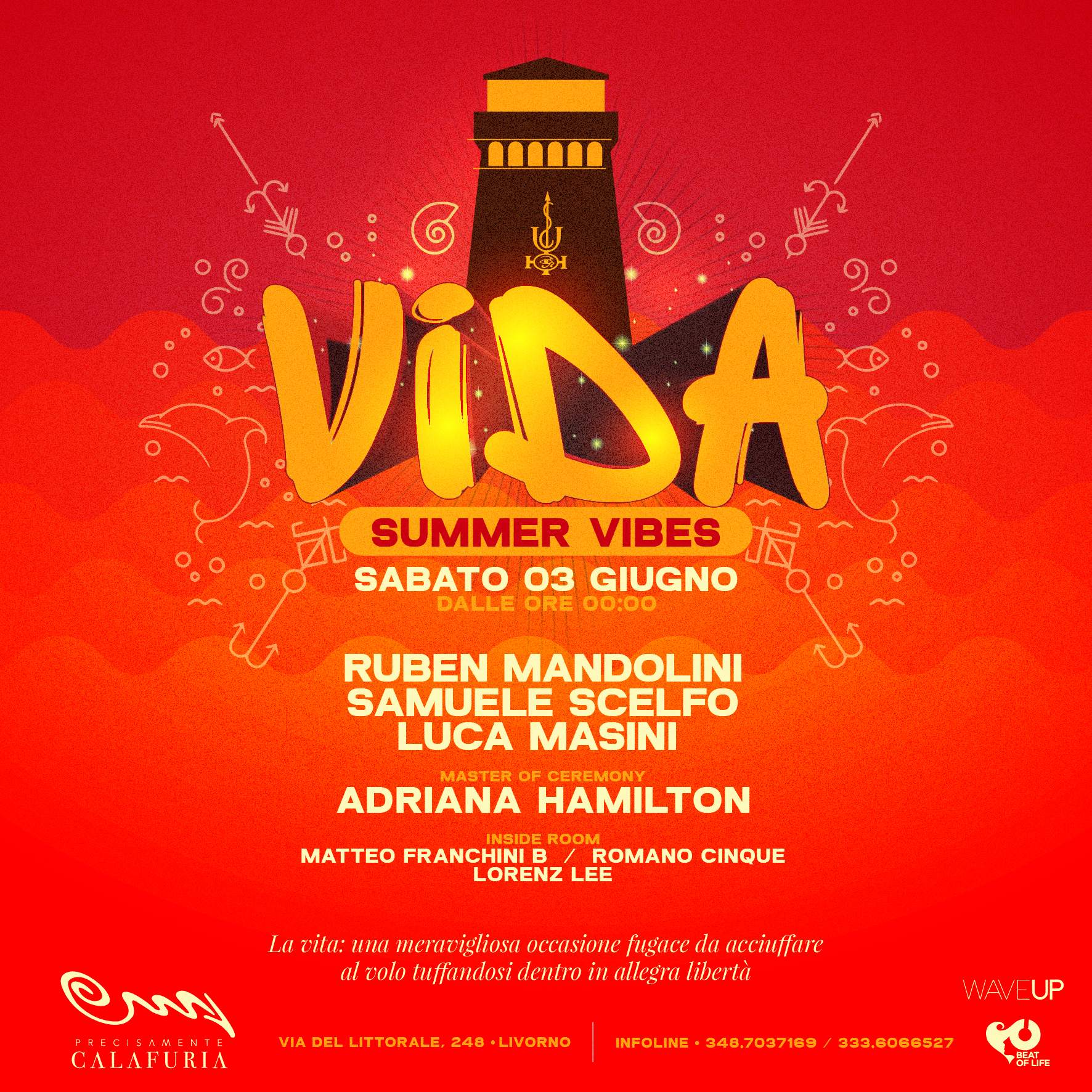 Vida Summer Vibes - week 2 - フライヤー裏