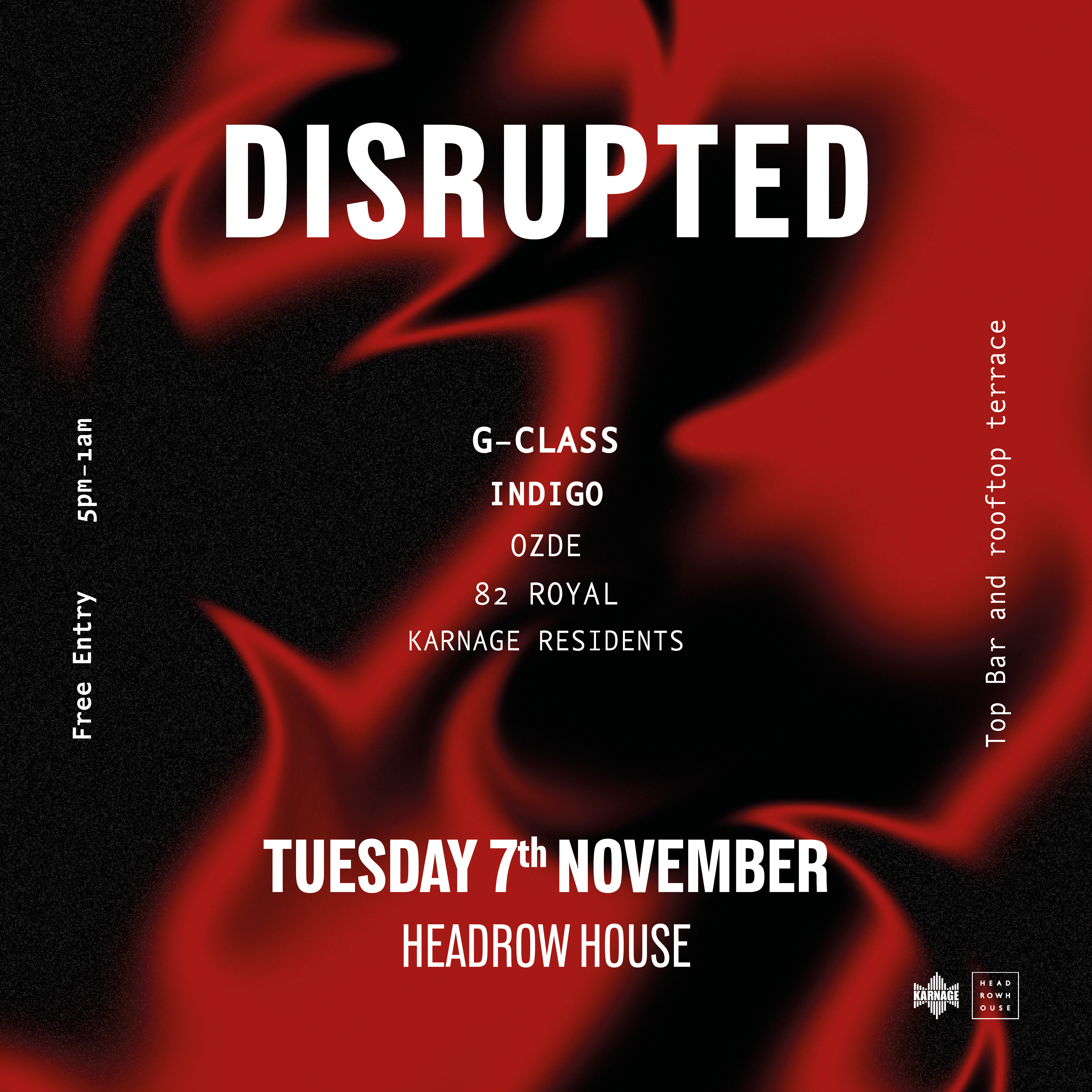 Disrupted #2 - フライヤー表