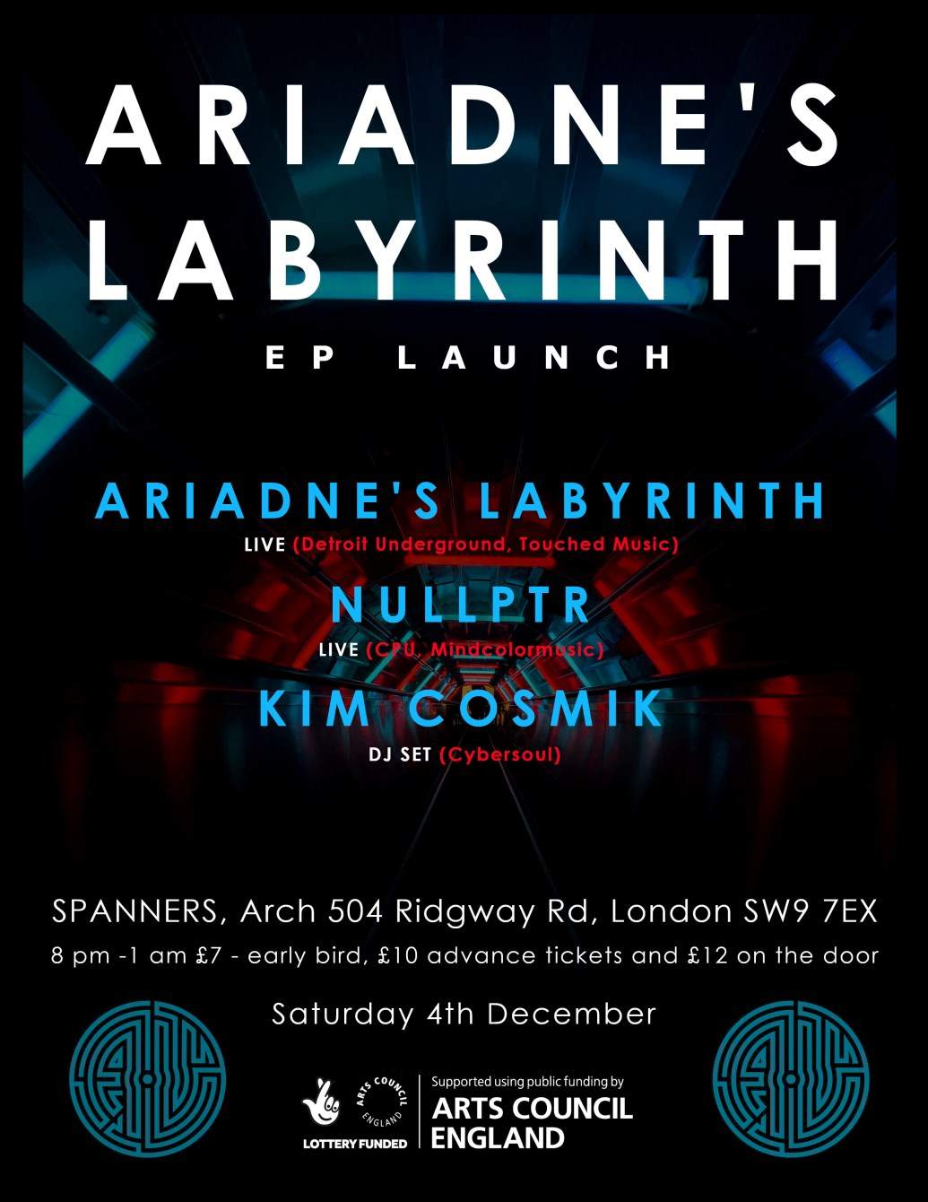 Ariadne's Labyrinth EP Launch - Página frontal