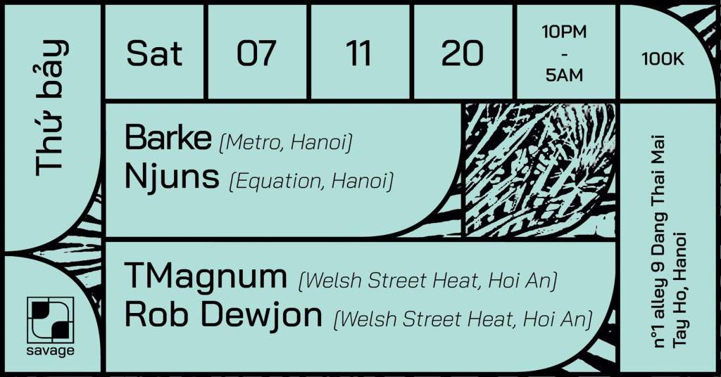 Barke (Metrø, Hanoi) & Njuns (Equation, Hanoi) & Tmagnum & Rob Dewjon (Welsh Street Heat, Hoi A - Página frontal