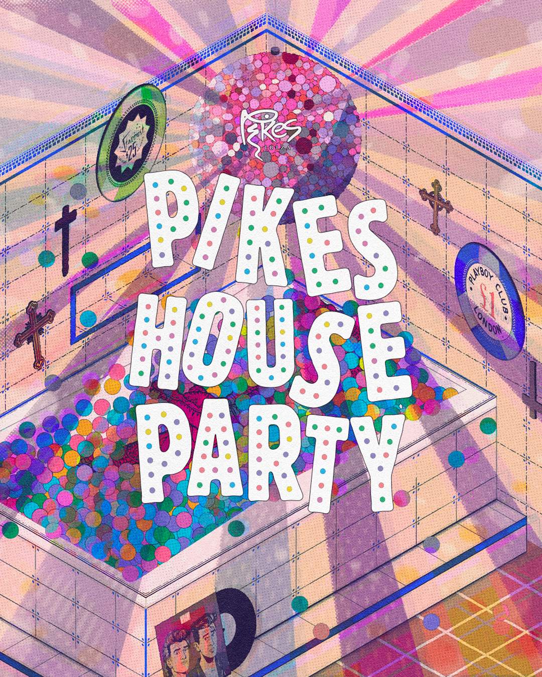 Pikes House Party Closing with Denney - フライヤー表