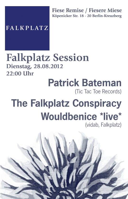 Falkplatz Session - フライヤー表