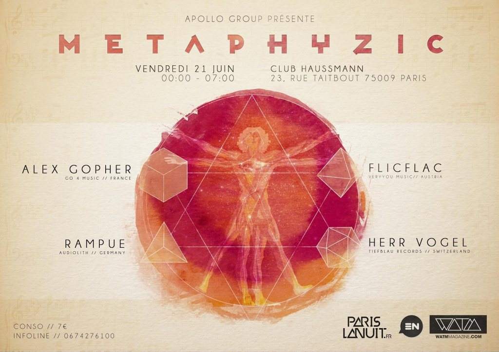 Metaphyzic - 5 th of July - フライヤー表