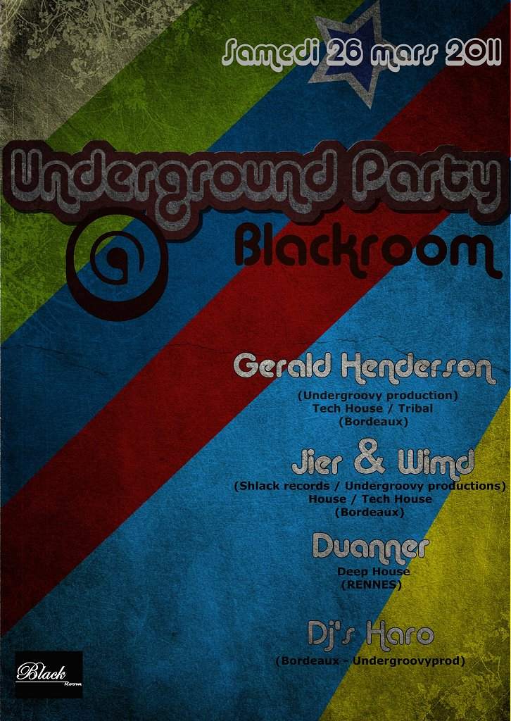 Underground Party - フライヤー表