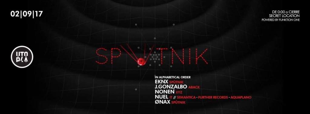 Spûtnik with Nuel + Eknx + J.Gonzalbo + Nonen + Ønax - フライヤー裏