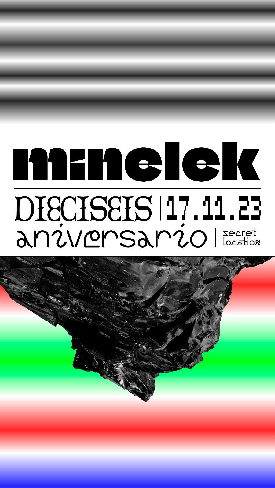 Minelek #16 Anniversary - フライヤー表