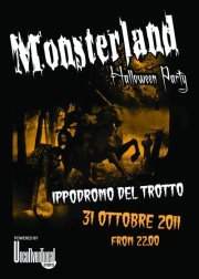 Monsterland Halloween Party Milano - フライヤー表