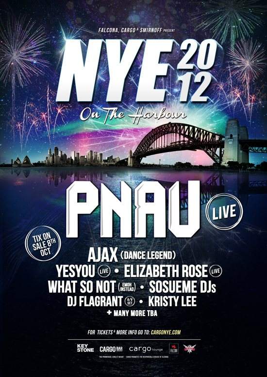 New Years EVE 'ON The HARBOUR' Feat. Pnau - Página frontal