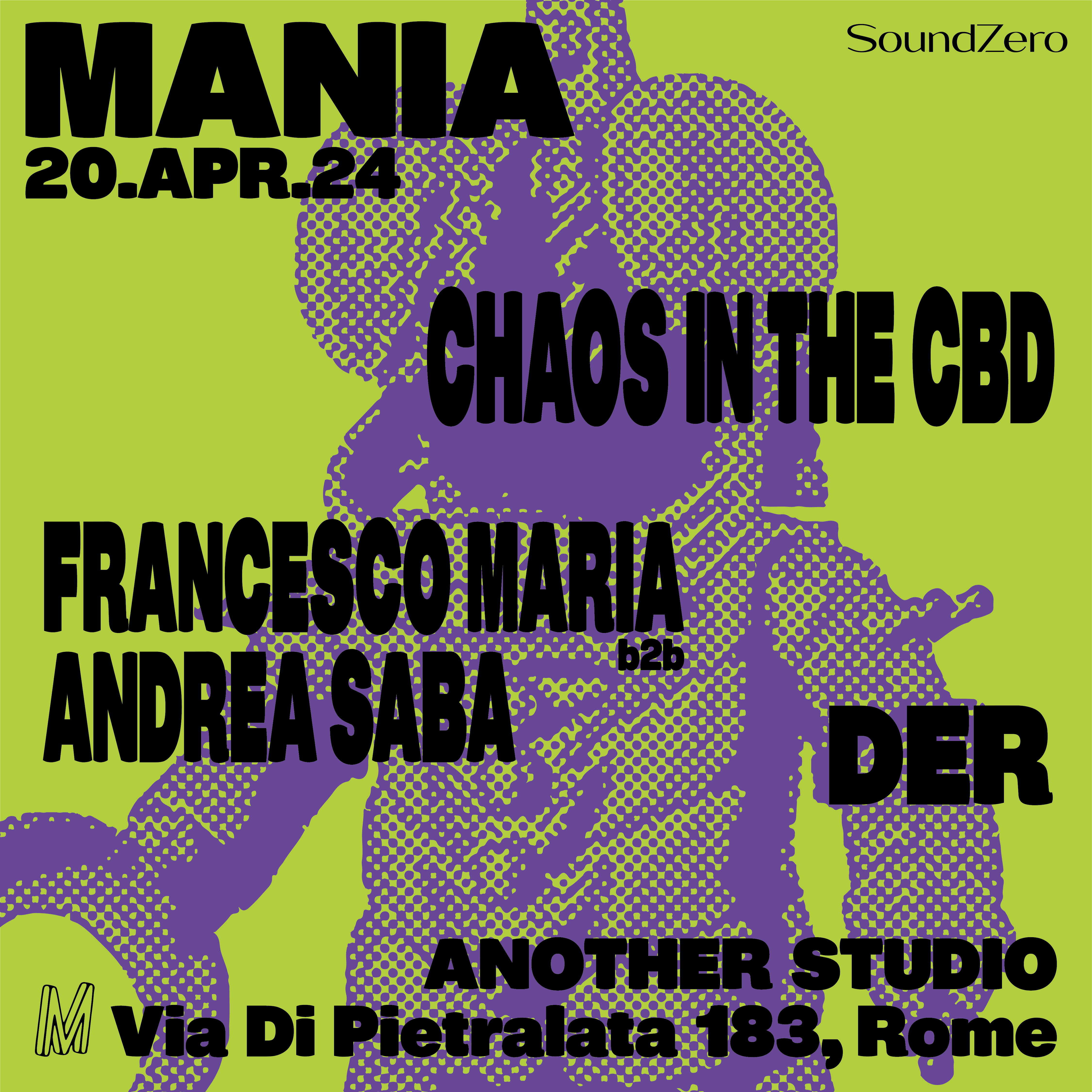 Mania pres. Chaos In The CBD at Another Studio - フライヤー表