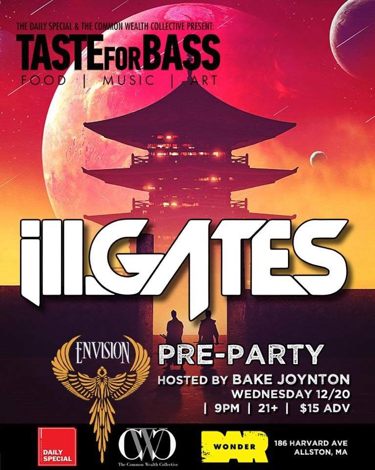 Taste for Bass feat. ill.Gates - Envision Pre-Party - Página frontal