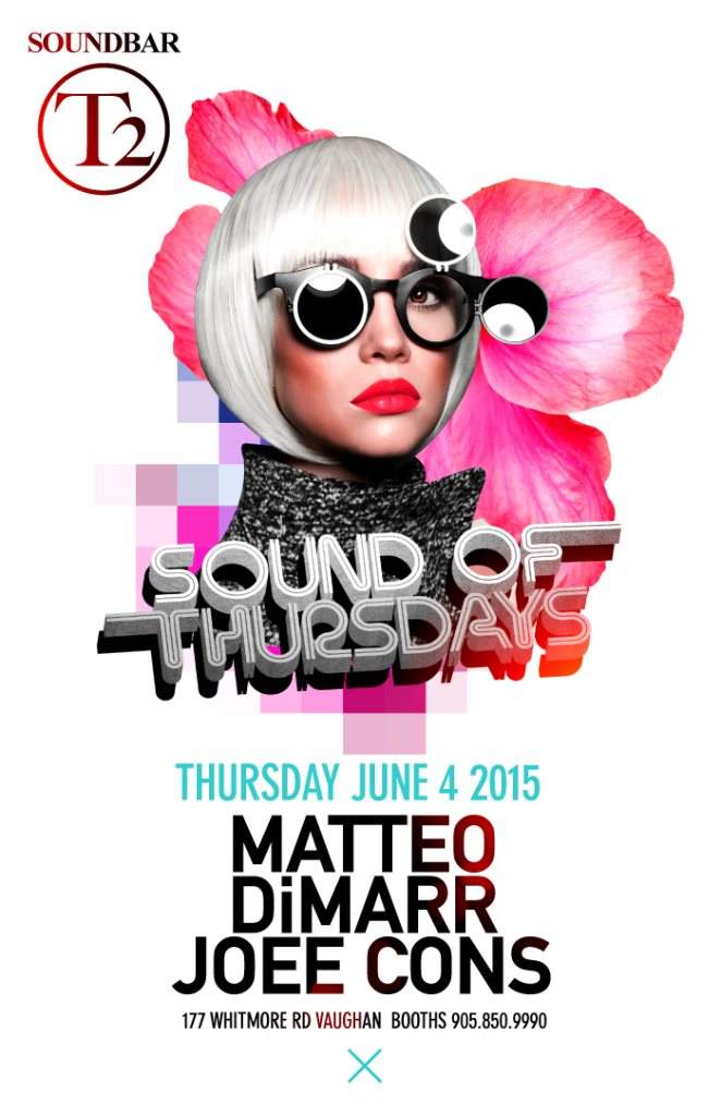 Sound Of Thursdays with Matteo Dimarr, Joee Cons - フライヤー表