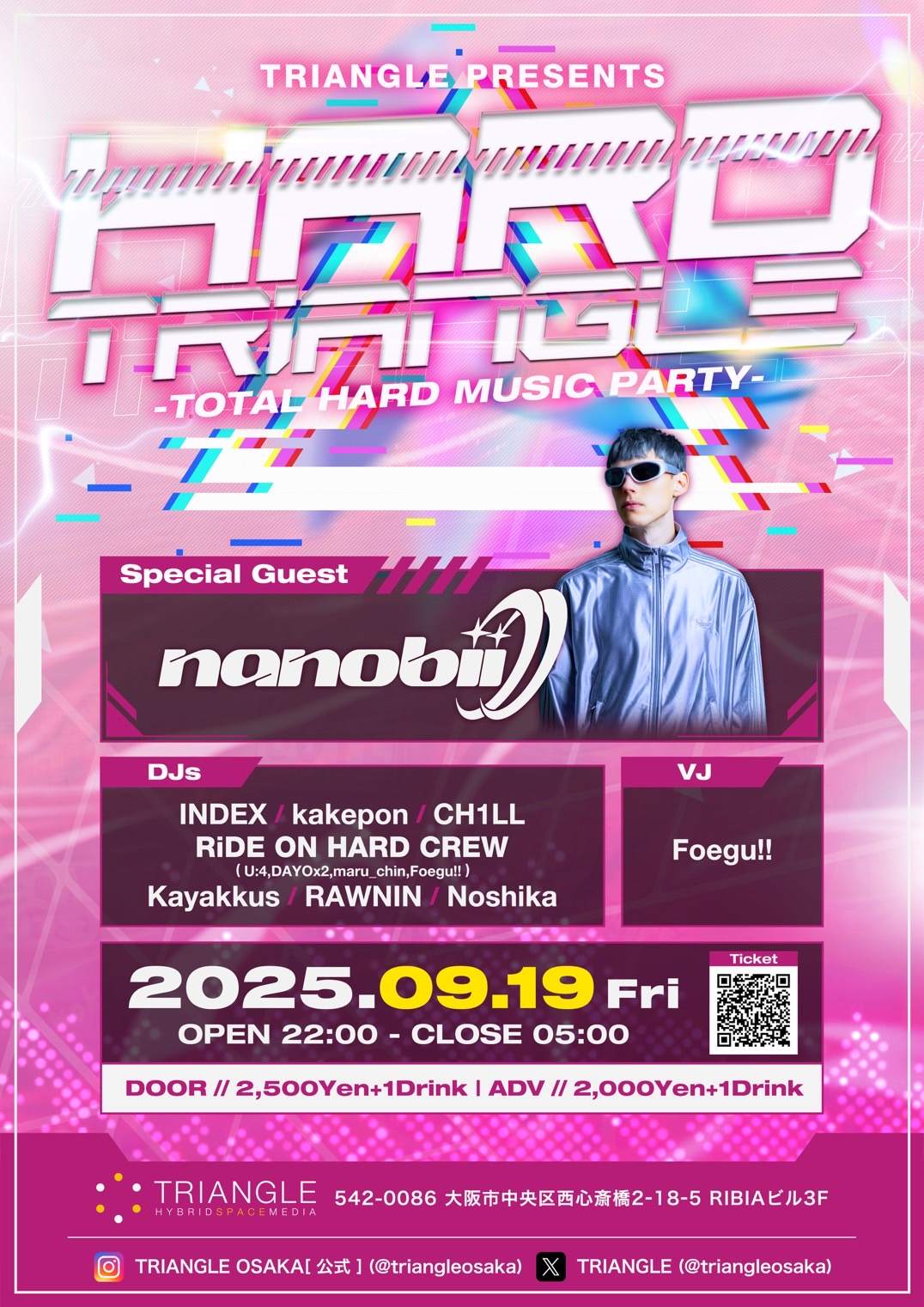 HARD TRIANGLE at Triangle, Osaka