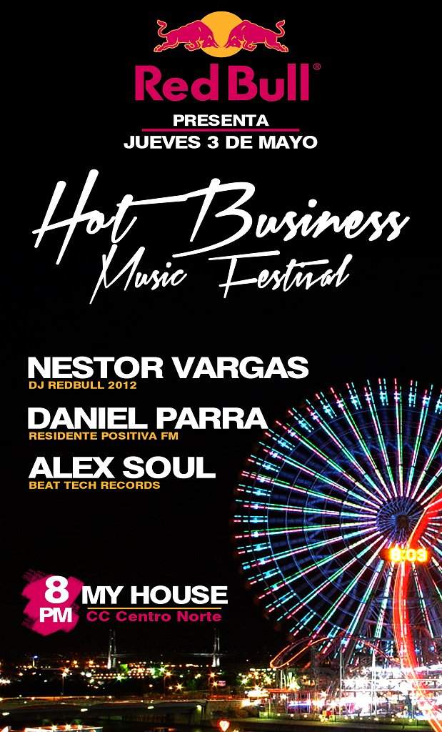 HOT Business Music Festival - Página frontal