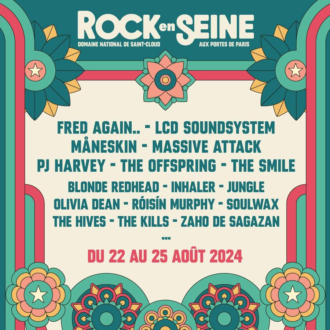 ROCK EN SEINE 2024 at Domaine National de SaintCloud, Paris