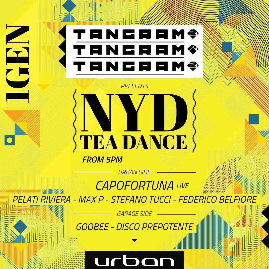 Tangram NYD Tea Dance - Página frontal