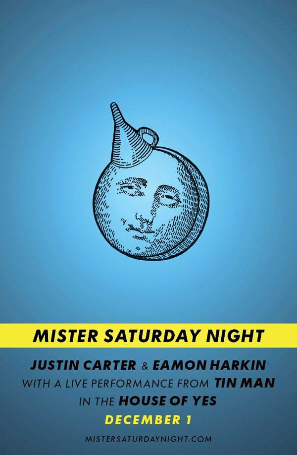 Mister Saturday Night with Eamon Harkin, Justin Carter and a Live Performance From Tin Man - Página trasera