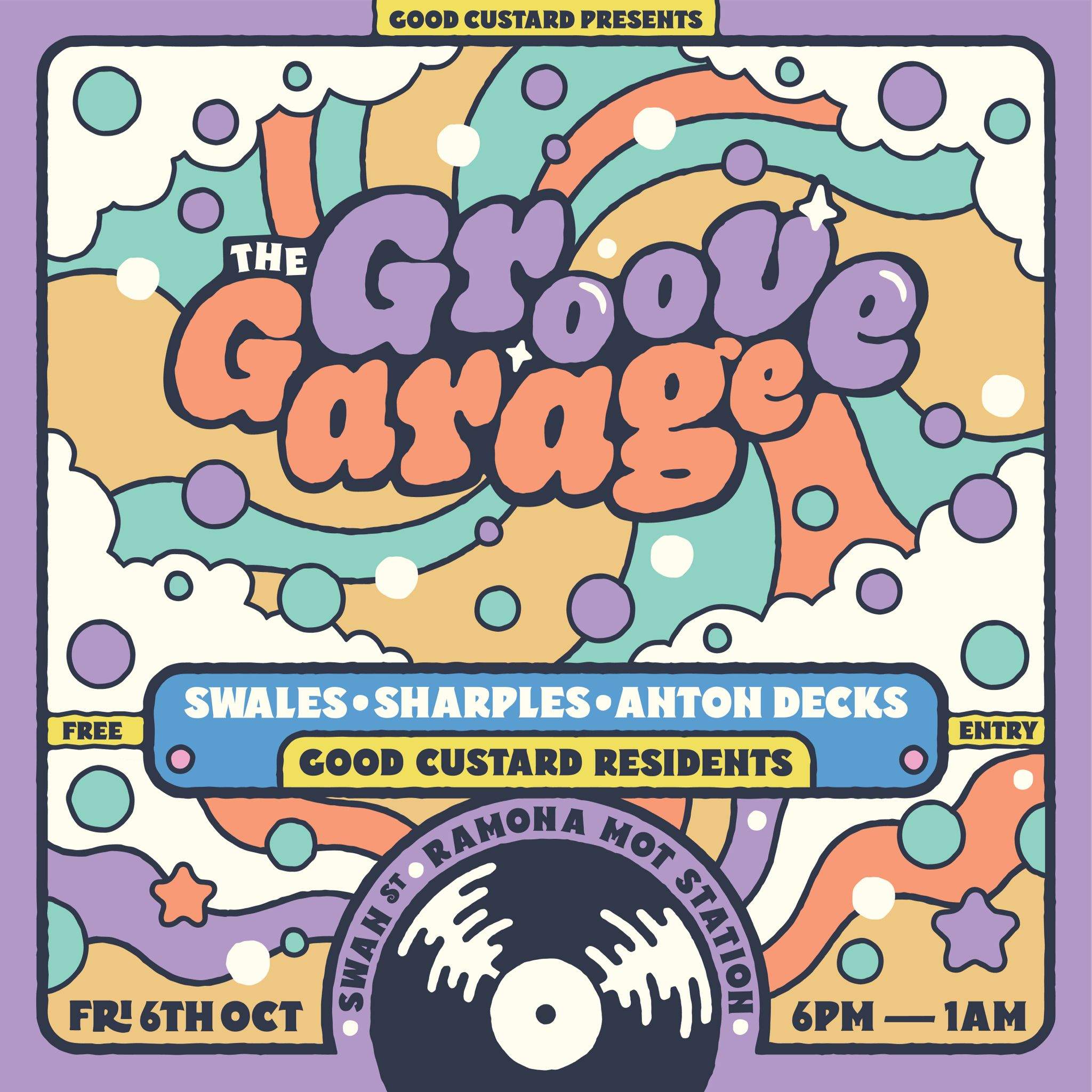 The Groove Garage x Swales [Free Entry] - フライヤー表
