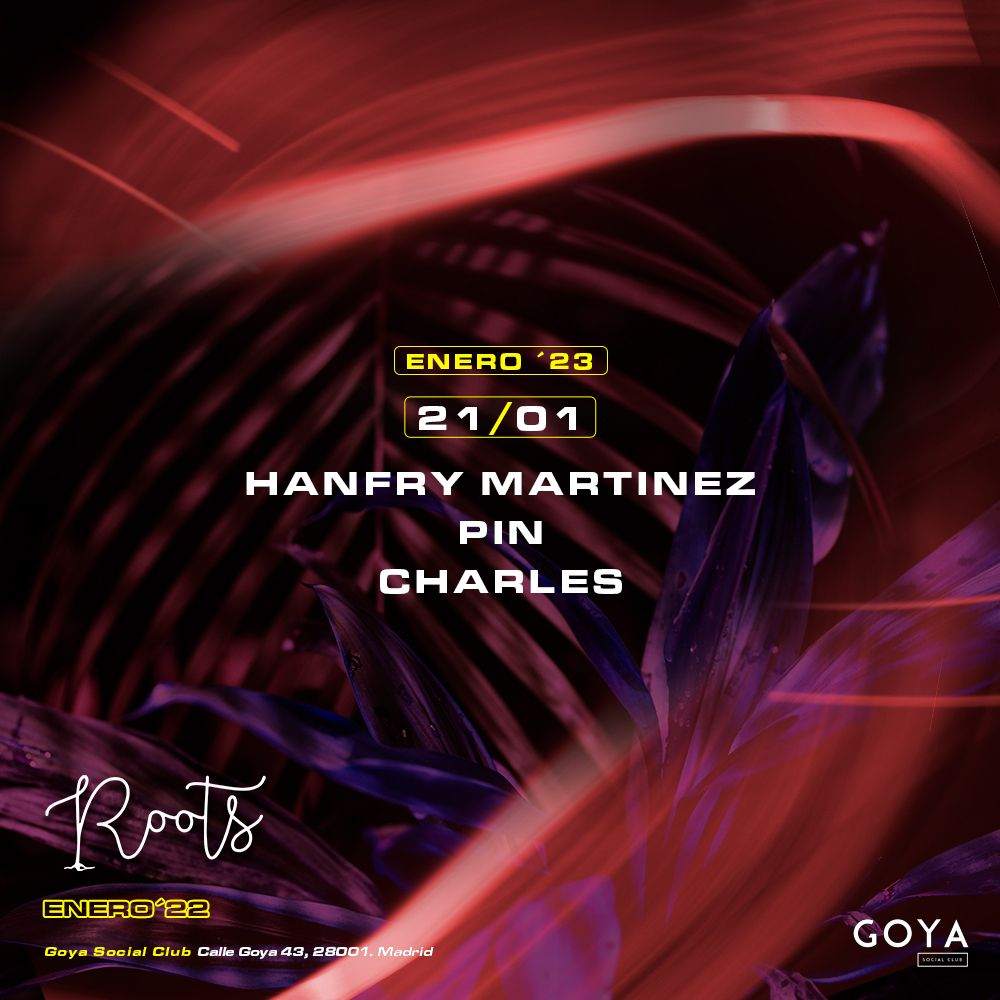 Roots with Hanfry Martinez + Pin + Charles - フライヤー表