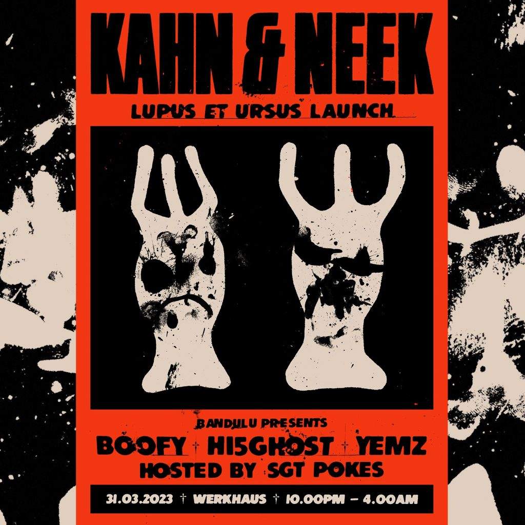 Kahn & Neek Lupus et Ursus Album Launch  - Página trasera