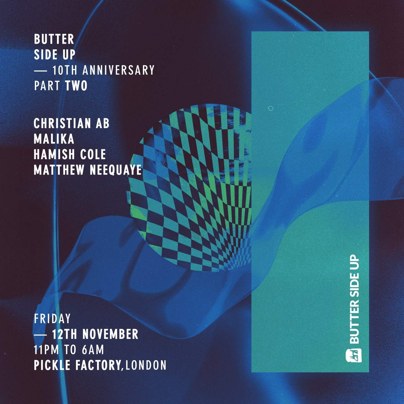 Butter Side Up 10th Birthday with Christian AB, Malika & More - Página frontal