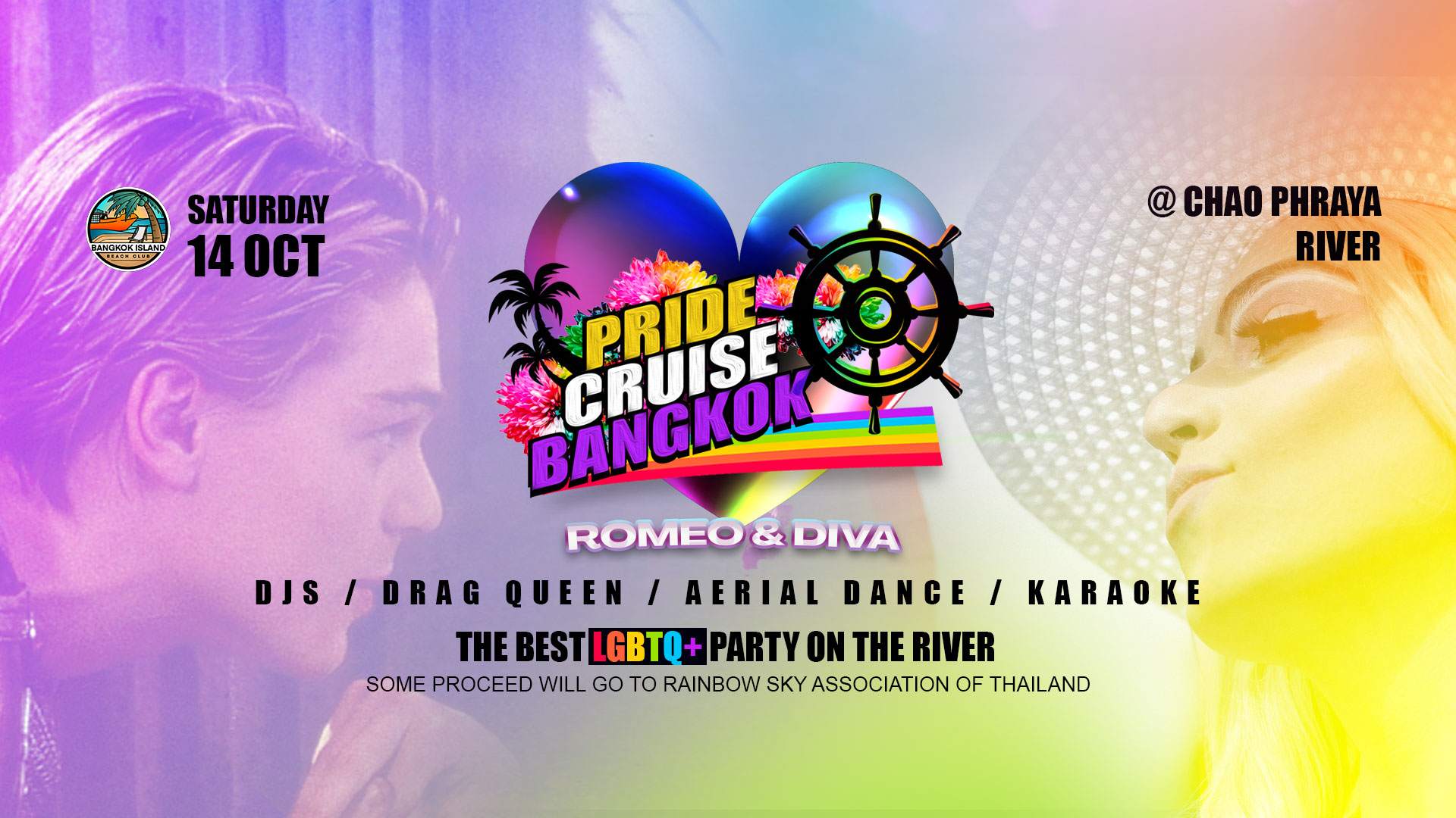 Pride Cruise Bangkok - Romeo & Diva - Página frontal