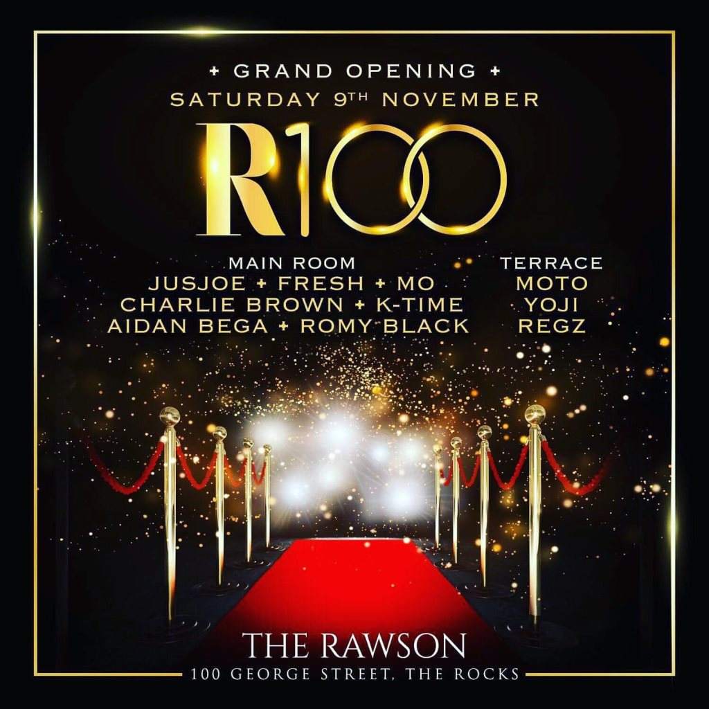 R100 Grand Opening - Página frontal
