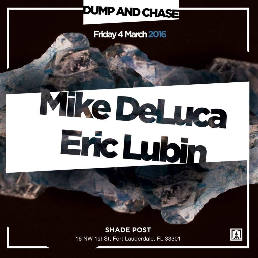 Dump & Chase presents: Mike Deluca and Eric Lubin - Página frontal
