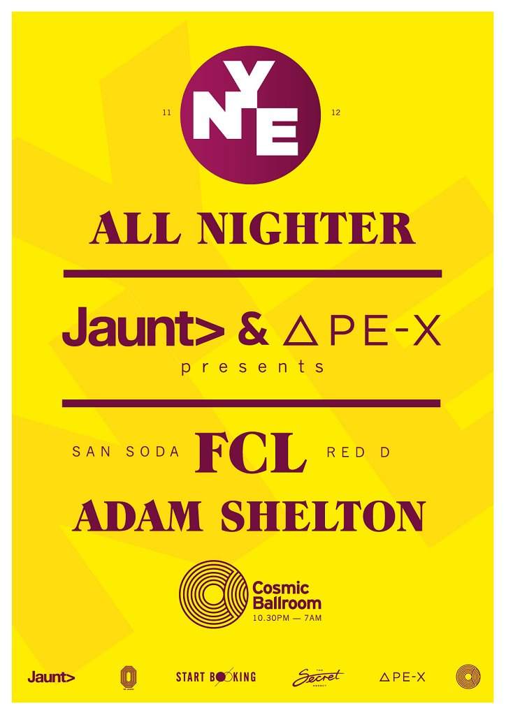 Jaunt & Ape-X Nye - All Nighter> Fcl & Adam Shelton - Página frontal