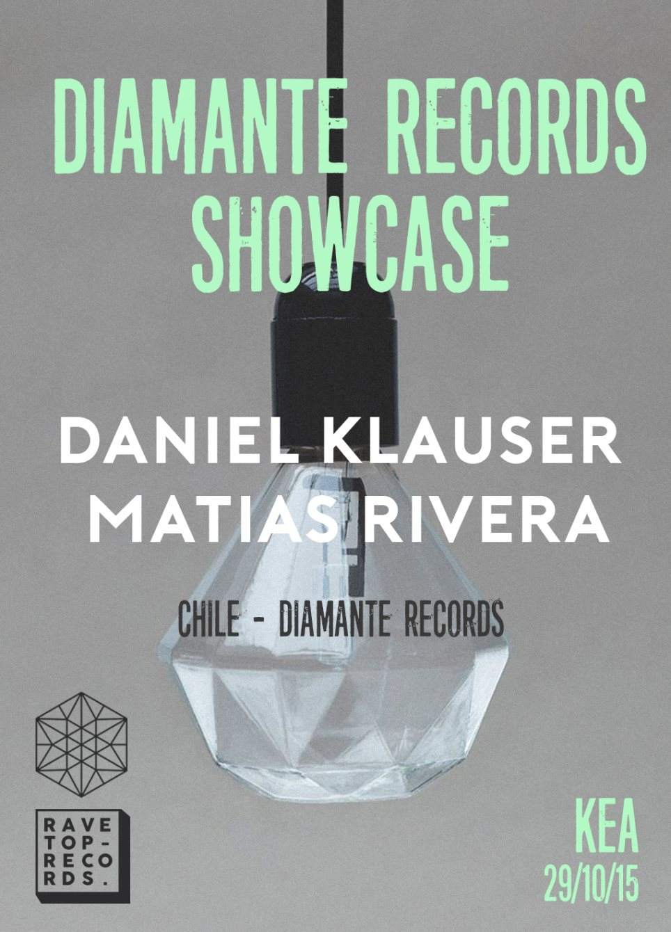 Diamante Records Showcase with Ravetop & KEA - フライヤー裏