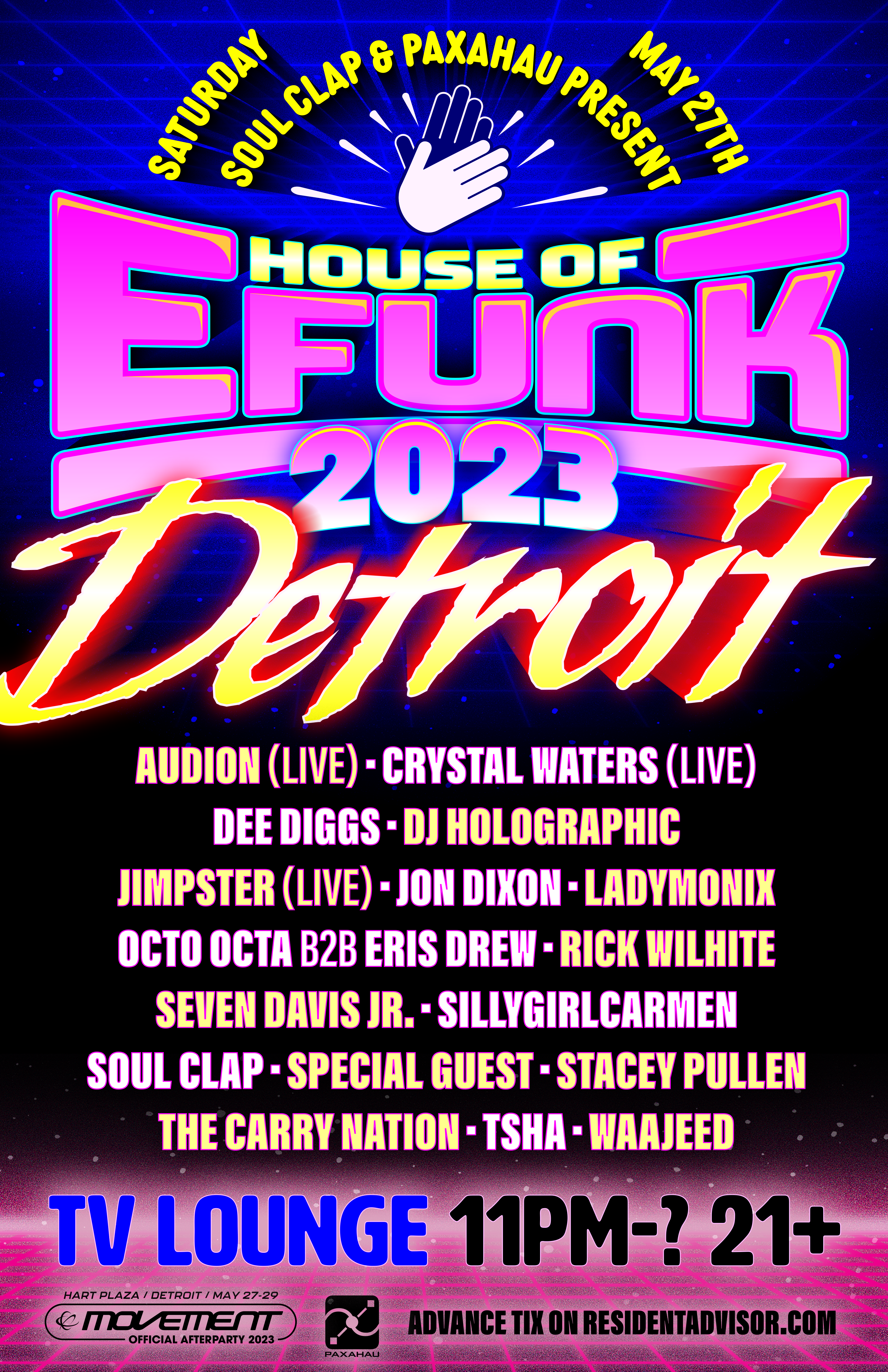 Soul Clap's House of EFUNK Detroit - Página frontal
