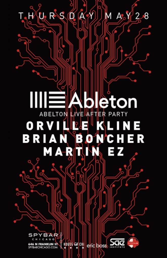 Ableton Live After Party: Orville Kline - Brian Boncher - Martin EZ - Página frontal