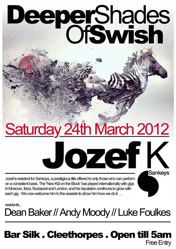 Deeper Shades Of Swish with Special Guest Jozef K - Página frontal