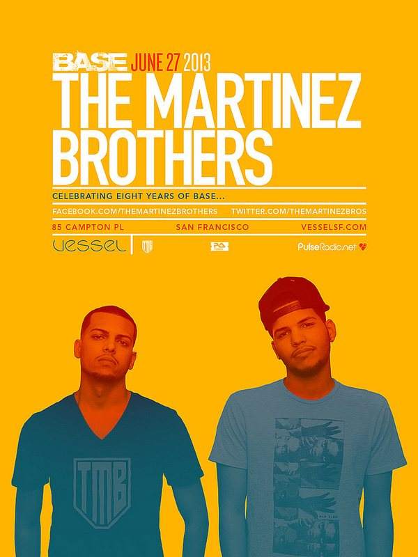Base 8 Year: The Martinez Brothers - Página frontal