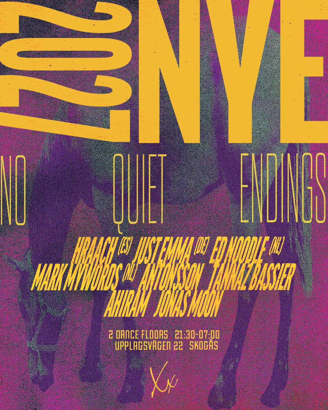 NYE - NO QUIET ENDINGS at Gazebo, Stockholm · Tickets