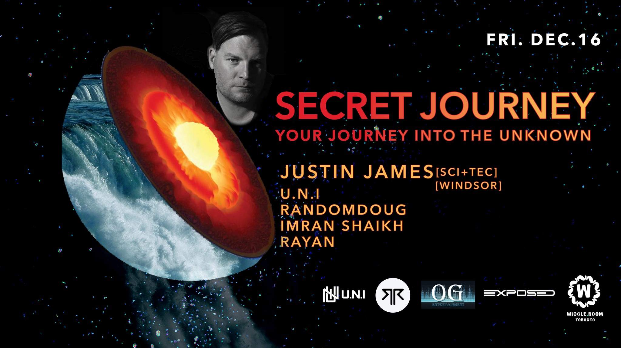 Secret Journey: Justin James (SCI+TEC) - Página trasera