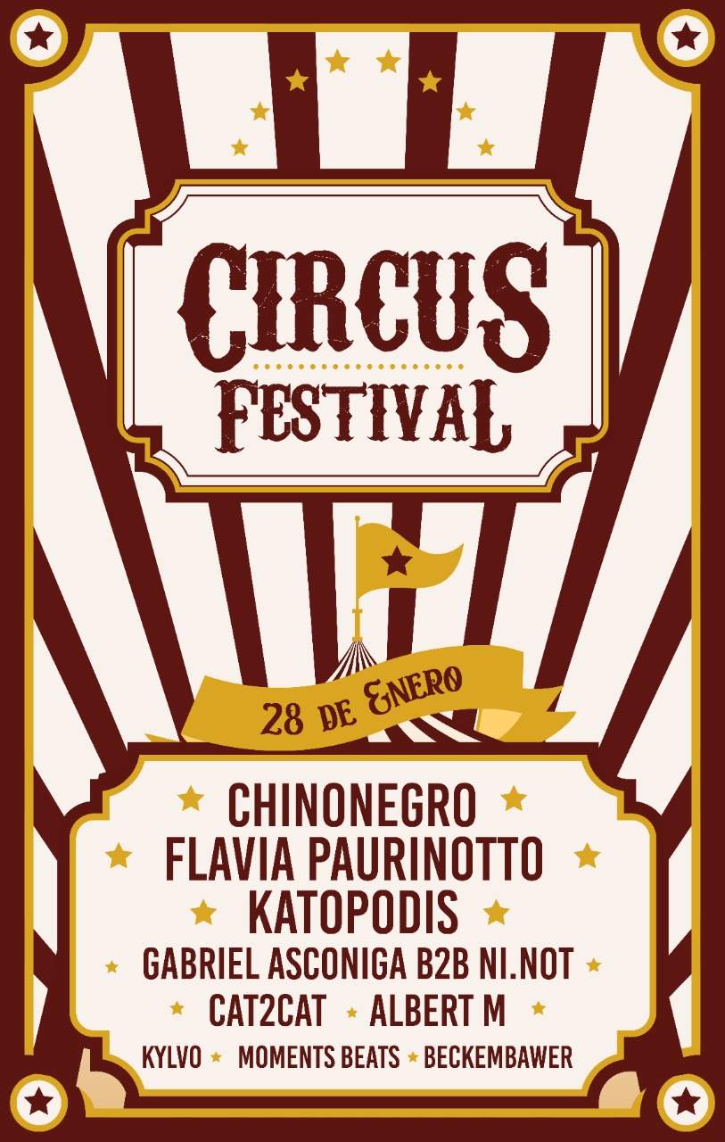 Circus Festival - フライヤー表