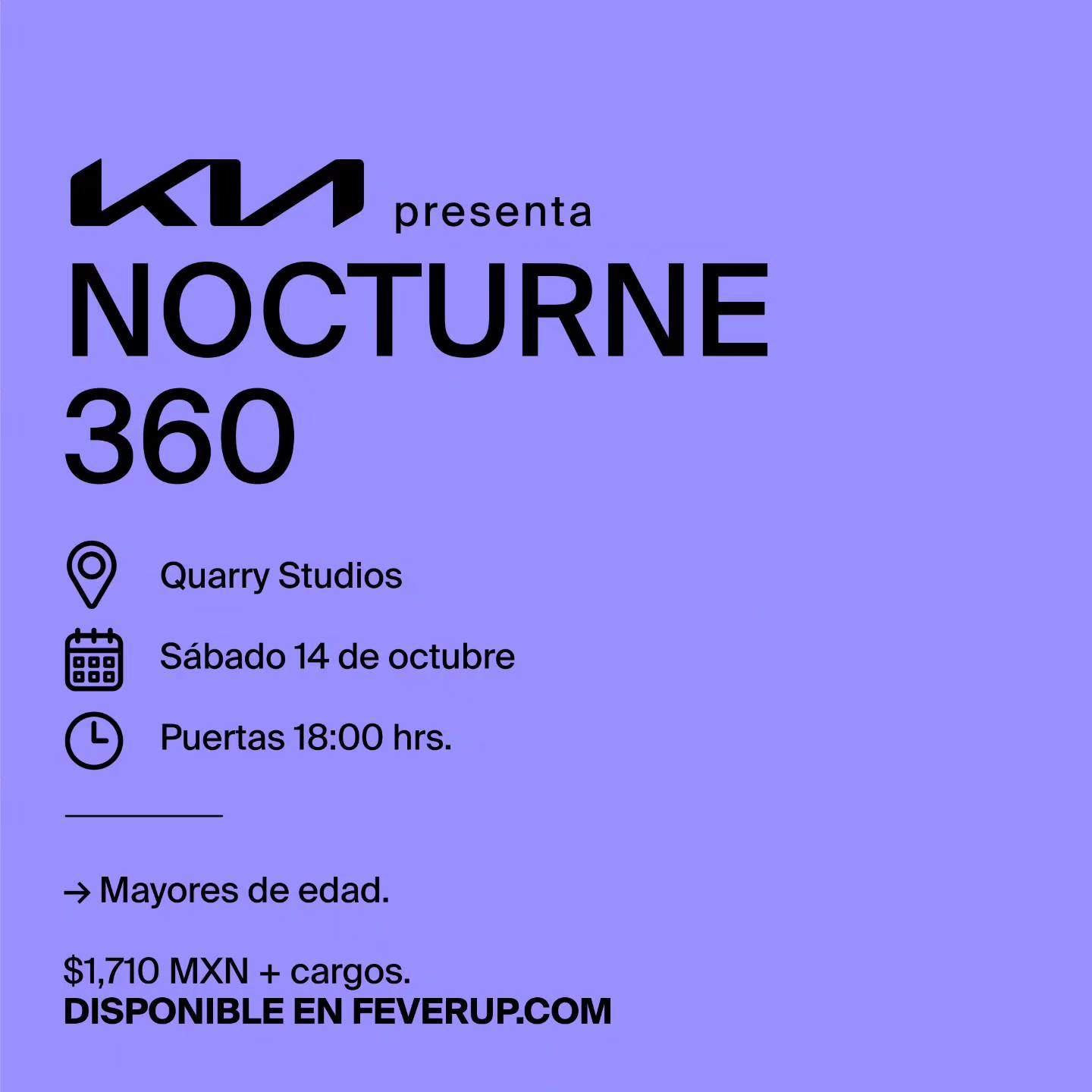 KIA presenta Nocturne 360 - フライヤー表