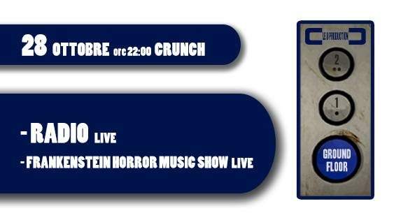 Radio Live & Frankenstein Horror Music Show - Página frontal