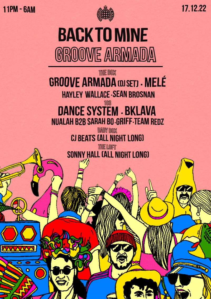 Back to Mine Groove Armada DJ Set at Ministry Of Sound London