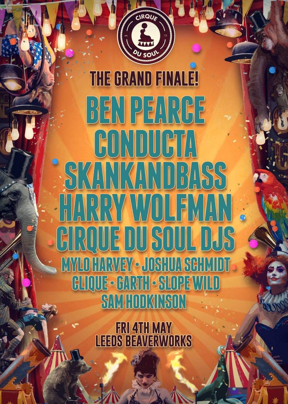 Cirque Du Soul: Leeds // The Grand Finale - フライヤー表
