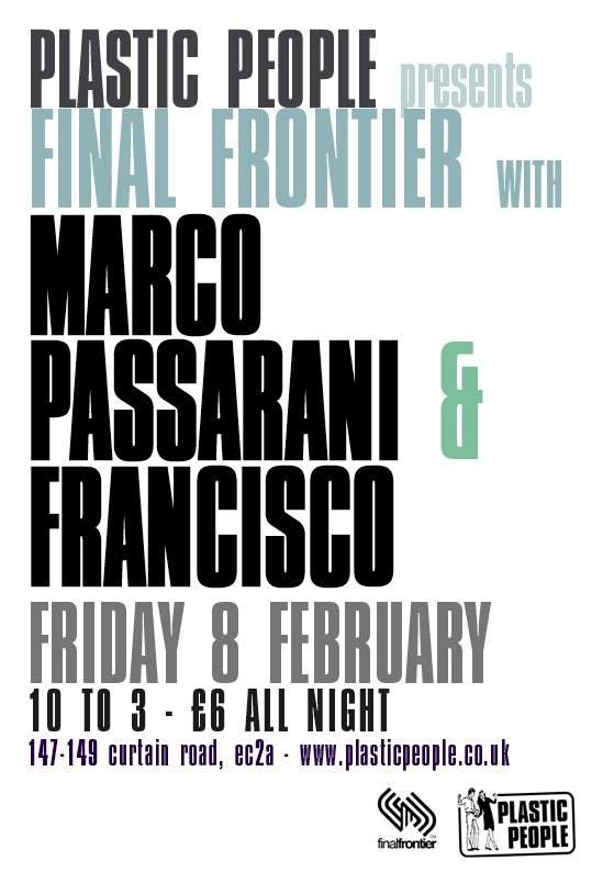 Marco Passarani and Francisco - Página frontal