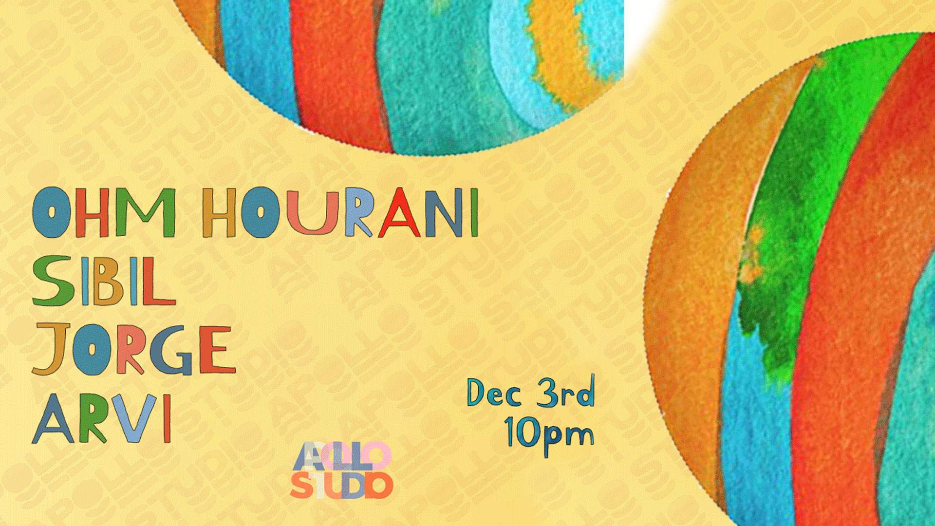 Apollo Studio with Ohm Hourani Sibil Arvi at Apollo Studio