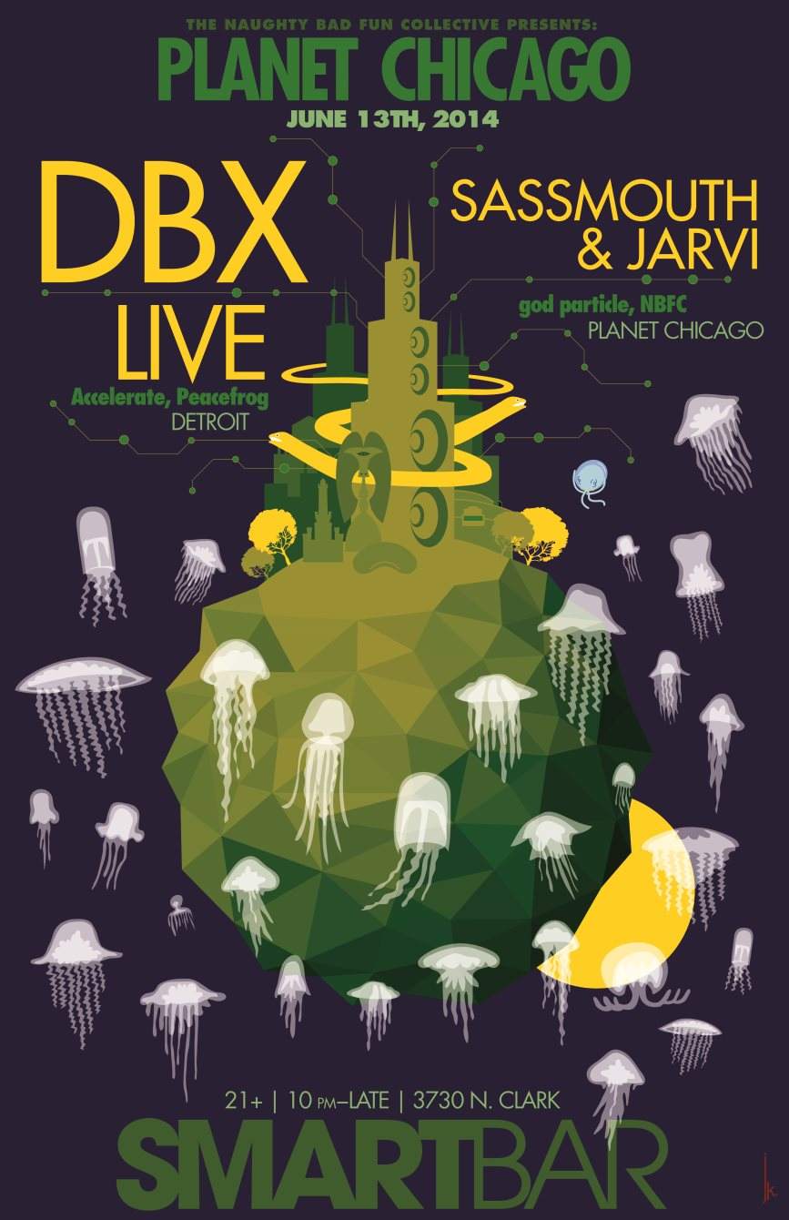 Planet Chicago with DBX (Live) - Sassmouth - Jarvi - Página frontal
