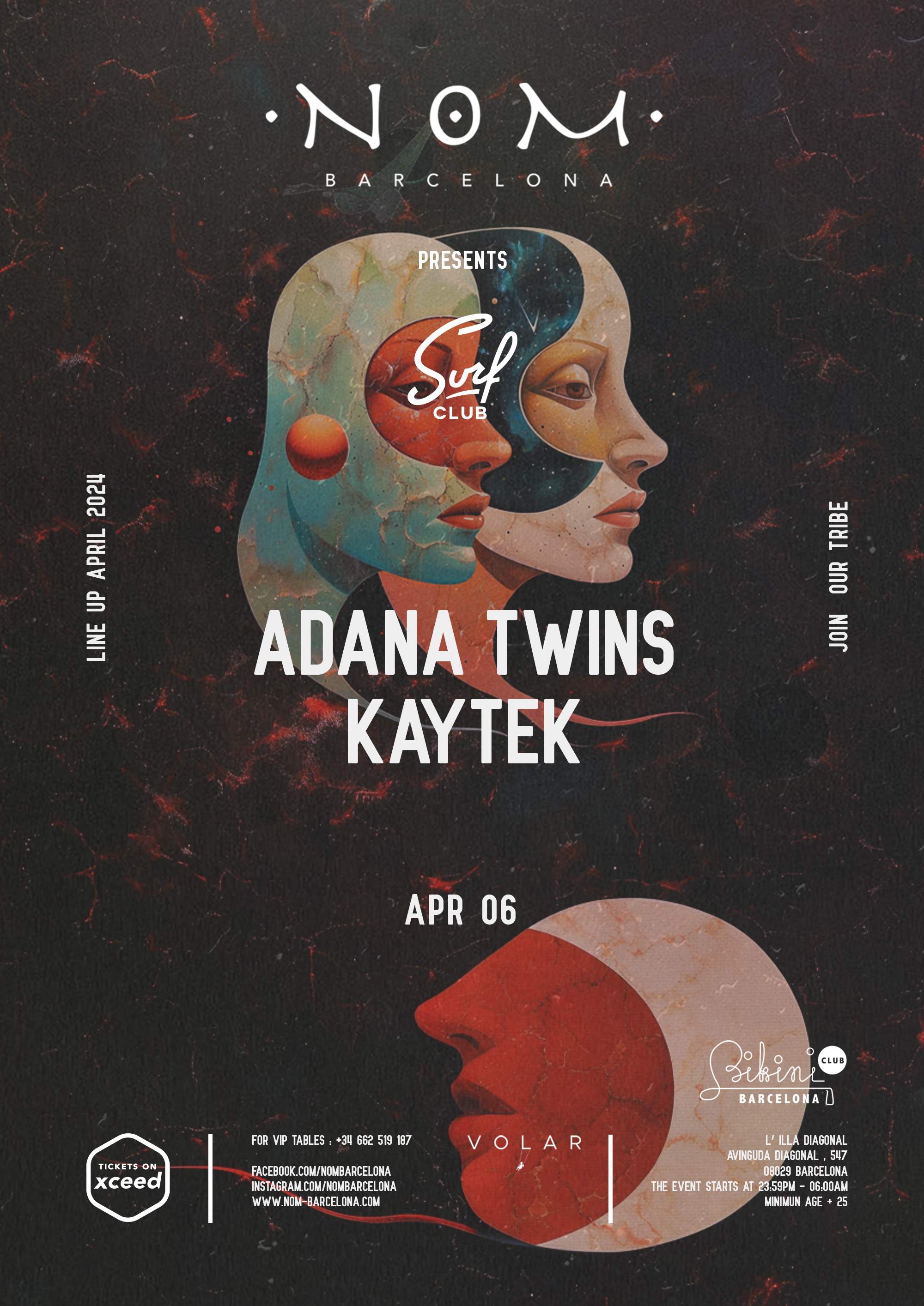 Nom pres: Adana Twins, Kaytek - フライヤー表