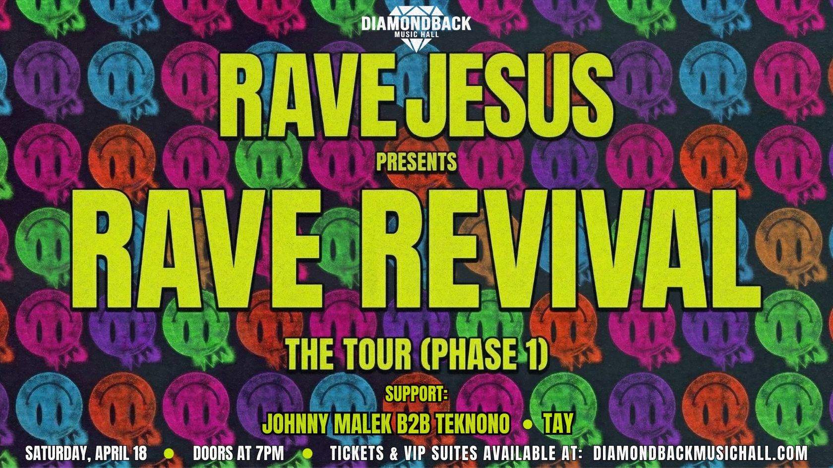 RAVE JESUS: RAVE REVIVAL TOUR at Diamondback Music Hall, Detroit