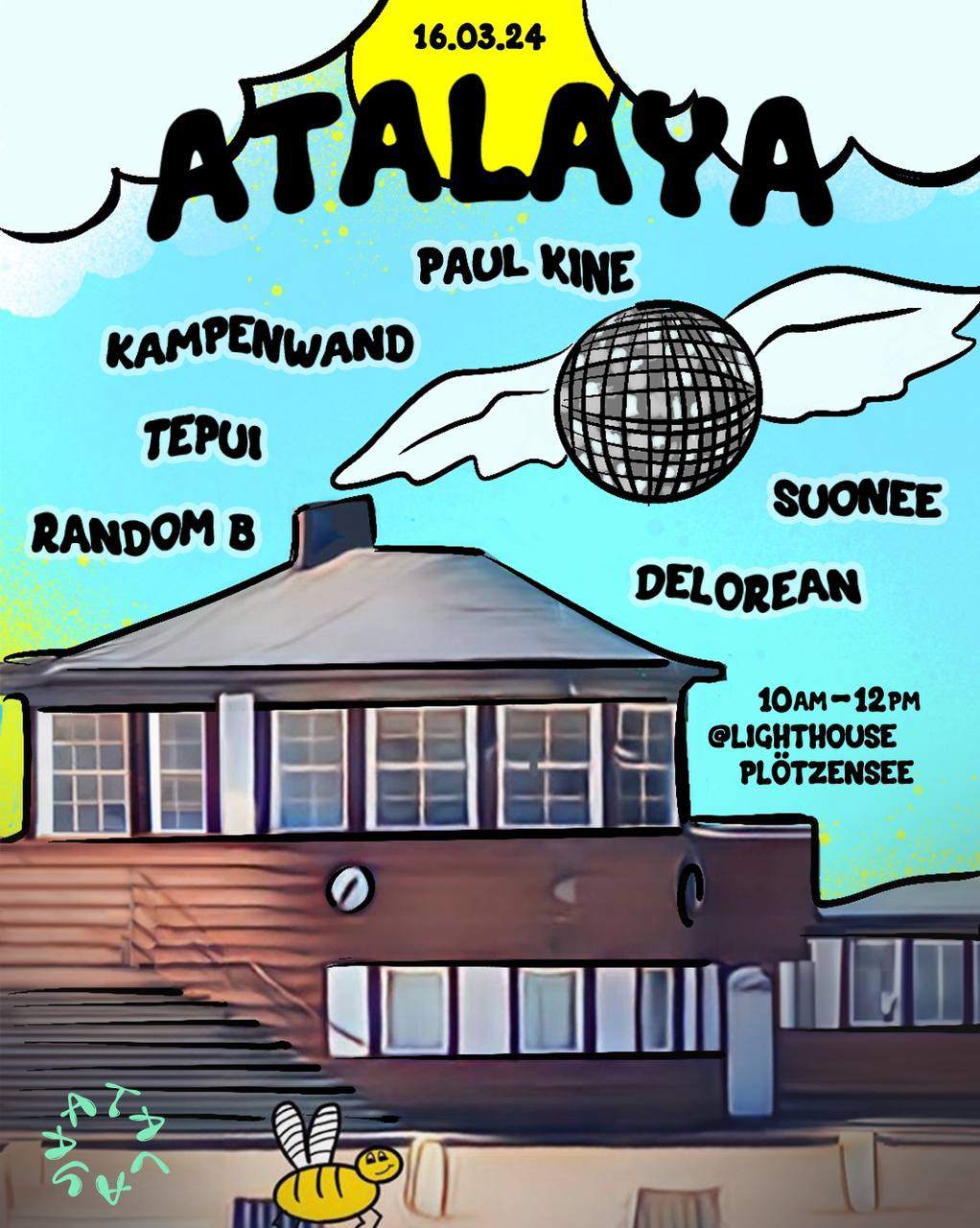 Atalaya with Paul Kine, Suonee, Tepui, Delorean, Random B and Kampenwand - Página frontal